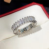 Contracted Design Women's Ring with Brilliant White Cubic Zirconia Wedding Party Daily Wearable Statement Jewelry - Image 8