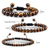Braided Stone Bead Bracelet with Multiple Bead Sizes - Image 5