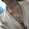 Sexy Star Charm Y Shape Long Necklace Pave Bling CZ For Women Lady Tiny Chain Wedding Necklace Gold Color Y Necklace - Image 6