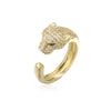 Full CZ Inlaid Animal Ring Opening Personality Unisex Ring Party Jewelry Gift - Image 7