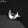 Stainless Steel Rings for Women Vintage Geometric Round Opening Adjustable Ring Stackable Midi Ringen Jewelry - Image 14