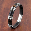 Tiger Eye Bead Bracelet with Stainless Steel Details in Multiple Colors - Image 18
