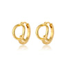 Initial Letter Stud Earrings For Women Stainless Steel Letter A-Z Piercing Earring Korean Jewelry Gift - Image 17