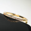 Thin Cubic Zirconia Band Ring in Gold-Tone Silver-Tone or Rose Gold-Tone - Image 3