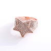 Hip Hop Rock Five Star Rings Men Women Rhinestones Zircon Pentagram Rings Women Wedding Party - Image 10