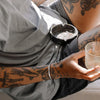 Retro Nordic Vikings Cuff Bangle Bracelets for Men, Stainless Steel Mobius Norse Mythology Runes Amulet Jewelry - Image 5