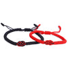 Tibetan Buddhist Love Charm Tibetan Thread Bracelets Bangles For Couples Concentric Knotted Budda Rope Bracelet - Image 3