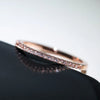Thin Cubic Zirconia Band Ring in Gold-Tone Silver-Tone or Rose Gold-Tone - Image 5