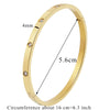 Beautiful Lovers Bracelets Woman Bracelets Stainless Steel Bangles and Bangles Cubic Zirconia Golden Woman Jewelry Gifts - Image 10