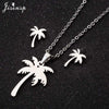 Charms Winter Snowflake Necklace Earrings Set for Women Girls Sweater Chain Jewelry Christmas Accessories - Image 21