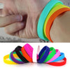 Casual Sports Fitness Silicone Rubber Elasticity Wristband Cuff Bracelet Basketball Sports Wrist Band Силиконовый браслет - Image 2