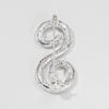 Rinhoo A-Z 26 Letter Word Cute Brooch For Women Men Rhinestone Crystal Silver Color Metal Pins Jewelry Accessories Birthday Gift - Image 6