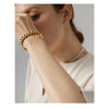 Stainless Steel Chain Bracelet Simple Plated Heavy Metal Texture Jewelry Men Party - Image 2