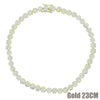 Silver Color Sparking CZ Charm Anklet Round Zircon 5MM Tennis Chain Anklets Ice Out Bling CZ Hip Hop Women Jewelry - Image 8