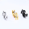 Unique Deformation Kissing Fish Ring for Men Stainless Steel Engraved Forever Rings Male Wedding Band BR - Image 6