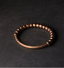 Handmade Hammered Copper Bracelet Vintage Artificial Oxidized Street Rock Style Metal Unisex Jewelry For Men Women - Image 8