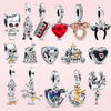 Herocross disney 925 Sterling Silver tinker bell celestial night charm bead Mouse fit pandora original Bracelet women jewelry