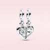 Herocross disney 925 Sterling Silver tinker bell celestial night charm bead Mouse fit pandora original Bracelet women jewelry