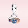 Herocross disney 925 Sterling Silver tinker bell celestial night charm bead Mouse fit pandora original Bracelet women jewelry