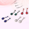 Crystal Long Hanging Earrings for Women Water Drop Full Rhinestone Dangle Earrings Boucle Oreille Ear Jewelry - Image 4