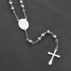 Stainless Steel Vintage Cross Bohemia Religious Rosary Pendant Necklace For Women Men Charm Jewelry Gifts - Image 28