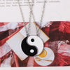 Selling Yin And Yang Stitching Alloy Two Petals Pisces Couple Pendant Necklace Jewelry Accessories Vintage Dendant - Image 3