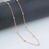 Three-Millimeter Bead Chain Necklace with Two Length Options - Image 14