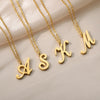 Dainty Initial Letter Necklaces For Women Gold Color Minimalist Stainless Steel Initial Necklace Wedding Jewelry Gift - Image 49