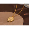 316 Stainless Steel 12 Constellation Drop Pendant Necklace Golden Jewelry Metal Collar Necklace Gift - Image 5
