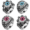 Men's Vintage Dragon Claw Evil Eye Ring Devil Eyeball Party Rings Men Jewelry Anime Skull Hip Hop - Image 1