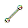 Stainless Steel Cartilage Barbell Earrings in Multiple Finishes - Image 9