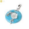 Jade Necklace Stones Pendant Flower Leaf Amethyst Rose Pink Quartz Black Onyx Crystal Donut Necklaces Jewelry - Image 20