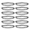 ZS 12Pcs Vintage Stretch Choker Necklace Lady Girl Tattoo Choker Necklace Punk Retro Gothic Elastic Necklaces for Women - Image 16