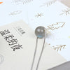 Buyee Siver Bead Stone Pendant Chain Moonlight Stone Necklace for Women Party Jewelry Chain - Image 4