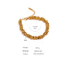 Thick Stainless Steel Chain Cuff Bracelet in Gold-Tone or Mixed-Metal Finish - Image 6