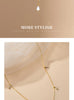 MODIAN 925 Sterling Silver Twinkling CZ Water Drop Necklace Chain for Women Gold Color Link Wedding Statement Fine Jewelry Gifts