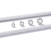 Three-Pair Cubic Zirconia Stud Earring Set in Multiple Metal-Tone Options - Image 16