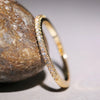 Thin Cubic Zirconia Band Ring in Gold-Tone Silver-Tone or Rose Gold-Tone - Image 1