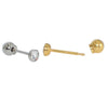 1PC 316L Steel Ear Stud Disposable Sterile Piercing Stud with Safe Ball Buckle Set Piercing Gun Body Piercing Jewelry - Image 4