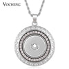 Stainless Steel Chain Vocheng Interchangeable Jewerly Ginger Snap Jewelry Toggle Necklace Pendant for 18mm Snap Charms - Image 22
