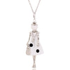 statement necklace pendant cute jewelry lady long necklace women flower charms pendant bohemian maxi accessory - Image 18