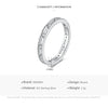 Modian Silver Rings Stackable Vintage Finger Rings for Women Wedding 925 Sterling Silver Fine Jewelry Platinum Plated
