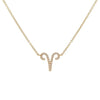 Crmya Cubic Zirconia Charm Chain Pendants 12 Zodiac Constellation Necklace Silver Gold Plated Jewelry For Womdn And Men - Image 4