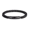 Locomotive Men Punk Rock Bicycle Chain Bracelet Gold Plated Stainless Steel Magnet Button Male Jewelry Gifts - Image 8