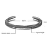 Viking Style Titanium Steel Bracelets Jewelry Pulseira Accessories Men Women Punk Rhombus Cuff Bangles for Boys Men - Image 10