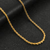 2/3/4/5/6mm Stainless Steel Twisted Rope Chain Necklace for Men Women Gold Color Plated Neck Chains Choker Metal Jewelry Gift - Image 7