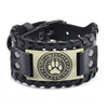 Totem Design Wide Leather Pirate Compass Bracelet Men's Bracelet Celtic Viking Jewelry Compass Bracelet Accessories Party Gifts - Image 14