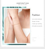 Modian Solid 925 Sterling Silver Simple Charm Snake Chain Bracelet Trendy Gold Color Bracelets For Women Party Fine Jewelry Gift