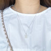Square Cubic Zirconia Pendant Necklace for Women Wedding Accessories Simple Stylish Design Jewelry - Image 2