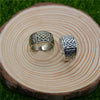 Slavic Star Of Russia Ring Svarog Symbol Vintage Adjustable Womens Mens Signet Rings - Image 5
